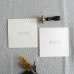 Square Business Invitation Card Half Fold Invitation Simple Style Greeting  Card Customized
